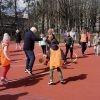 Kauno rajone vaikai su seneliais išbandė naujovišką futbolą