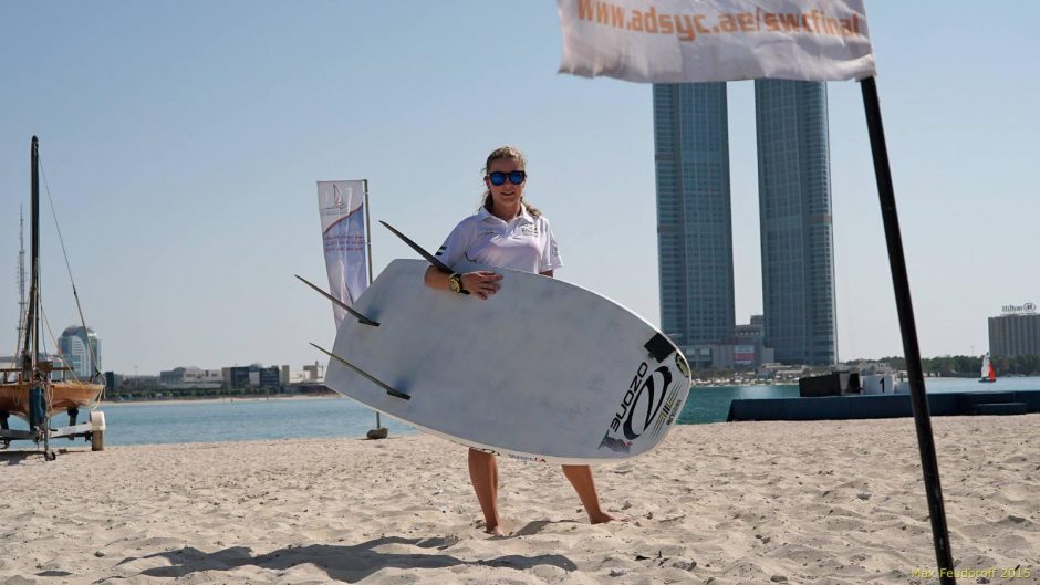 Prestižinėje regatoje neringiškė pelnė sidabro medalį