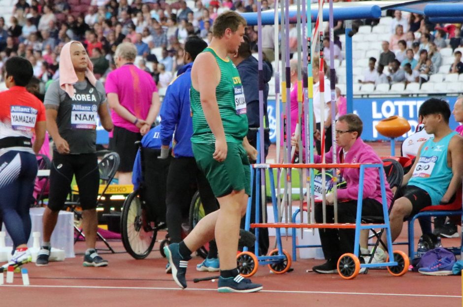 Pasaulio neįgaliųjų lengvosios atletikos čempionate lietuvis startavo rekordu