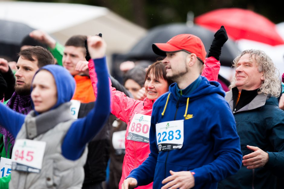 B. Vėsaitė per „Ąžuolyno bėgimą“ slėpėsi po medžiu?