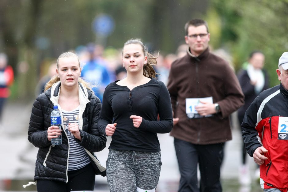 B. Vėsaitė per „Ąžuolyno bėgimą“ slėpėsi po medžiu?