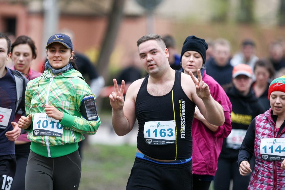 B. Vėsaitė per „Ąžuolyno bėgimą“ slėpėsi po medžiu?