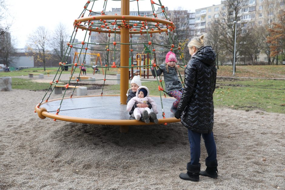 Sostinės mažiesiems – 130 naujų žaidimo aikštelių