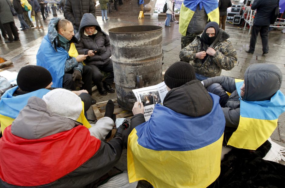 Kijeve – protestai dėl atsisakymo pasirašyti stojimo į ES dokumentus