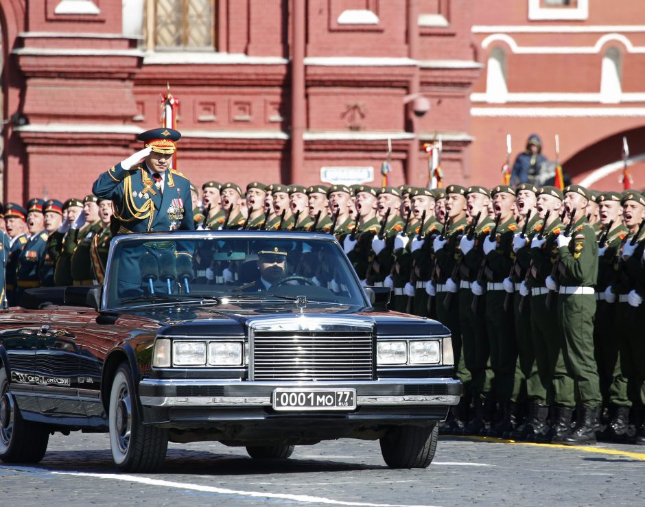 Pergalės dieną Rusija pademonstravo savo raumenis 