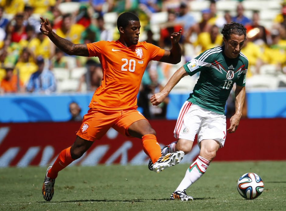 Pasaulio futbolo čempionatas: Meksika - Olandija