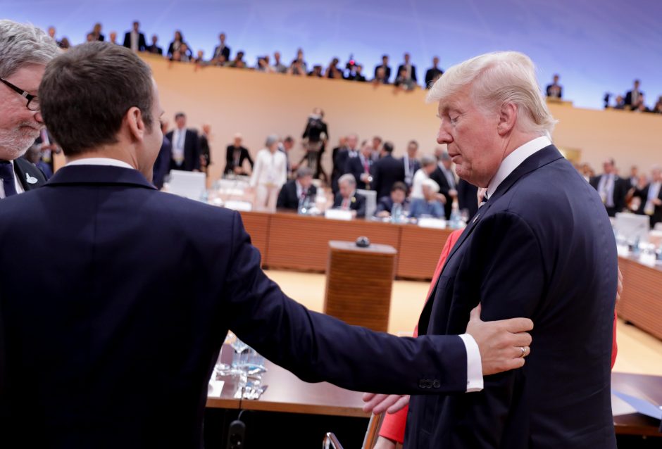 G-20 susitikimas: D. Trumpo nesutarimai su pasaulio lyderiais išlieka