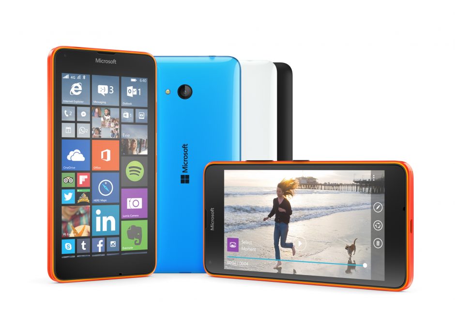 „Microsoft“ pristatė „Lumia 640“ ir Lumia 640 XL“ išmaniuosius telefonus