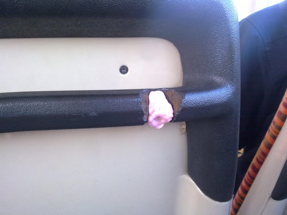 Uostamiesčio autobusuose – kūrybinės išraiškos laisvė ar vandalizmas?
