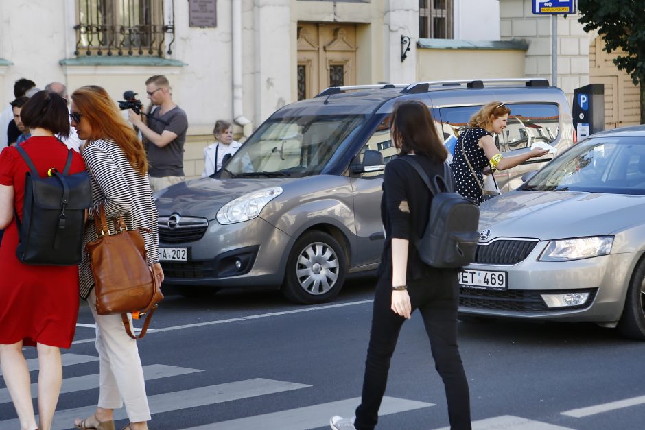 Minia piketuotojų reiškė nepasitenkinimą Atgimimo aikštės projektu