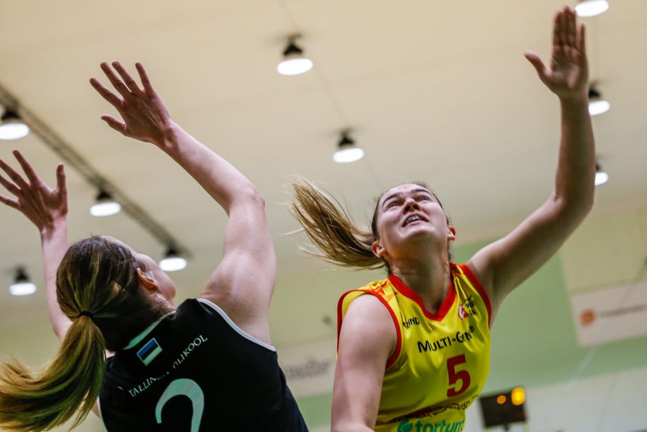 Baltijos moterų krepšinio lygoje „Fortūna“ įveikė Talino „Ulikool“ ekipą