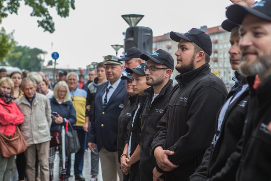 Klaipėdiečiai išlydėjo jachtą „Lietuva“