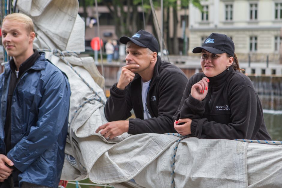 Klaipėdiečiai išlydėjo jachtą „Lietuva“