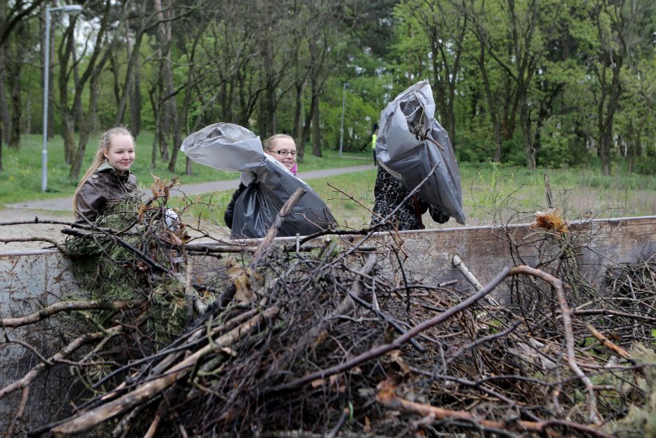 Talka parke suvienijo klaipėdiečius