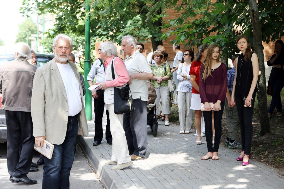 Atidengta memorialinė lenta lietuvybės puoselėtojui M. Jankui