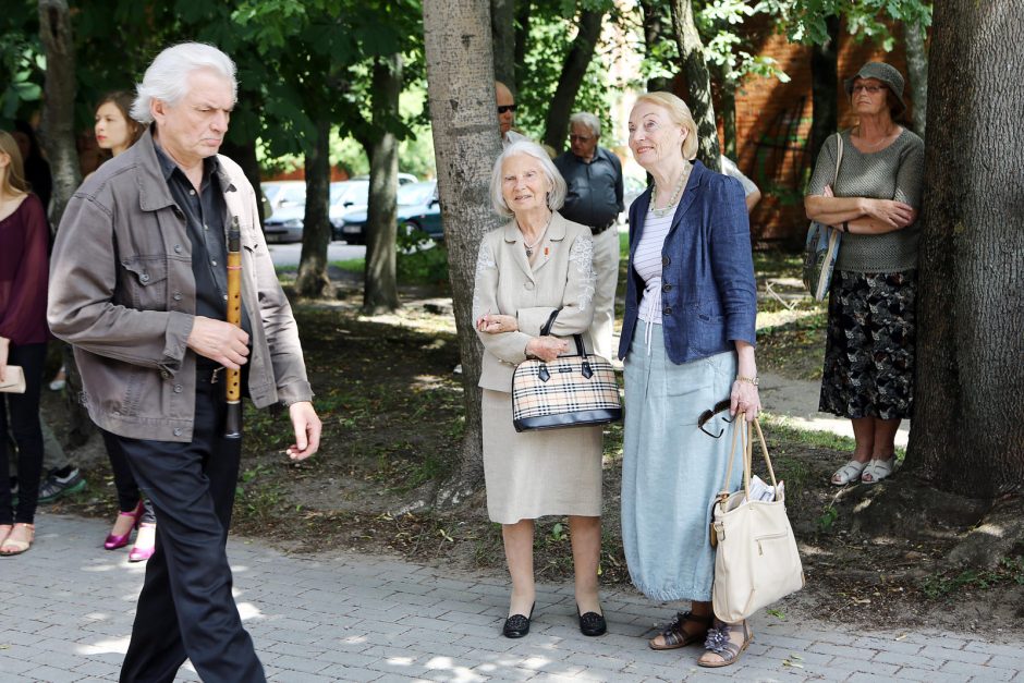 Atidengta memorialinė lenta lietuvybės puoselėtojui M. Jankui