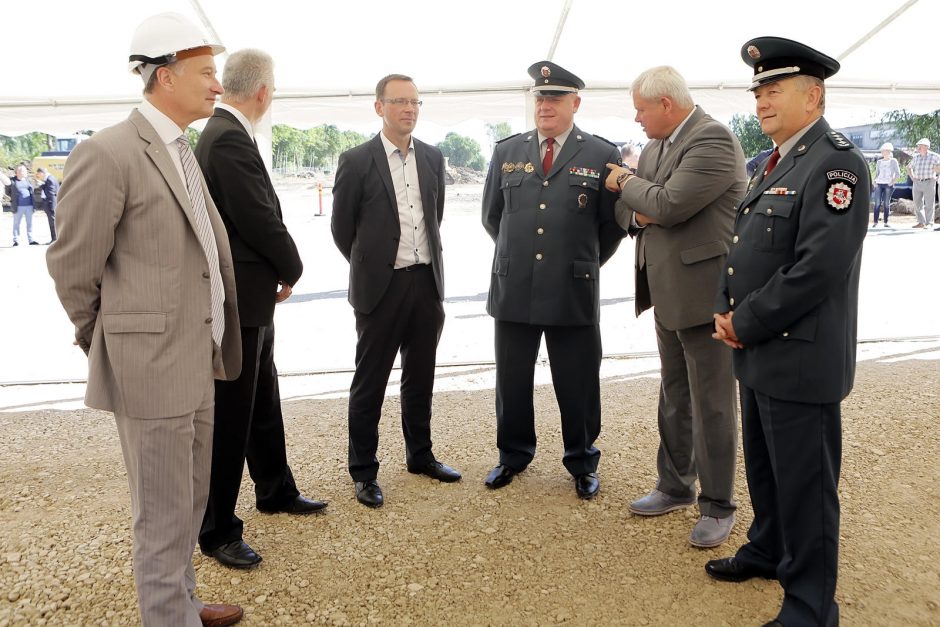 Naujojo komisariato pastato statybos pradėtos laišku ateities kartoms