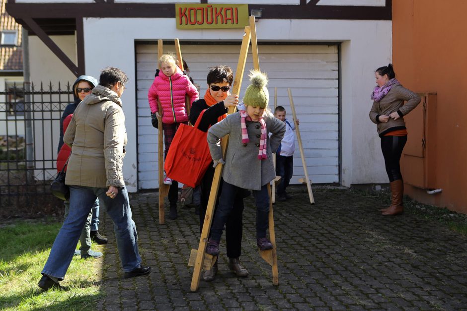 Atvelykio šventėje riedėjo margučiai