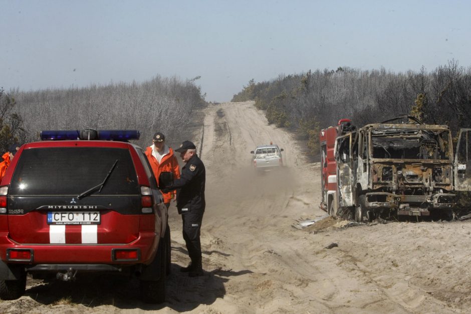 Kuršių nerijai padarytos žalos mastas paaiškės per savaitę 