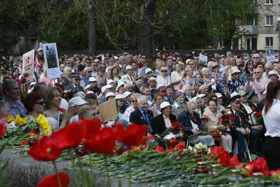 Uostamiestyje paminėta Antrojo pasaulinio karo pabaiga