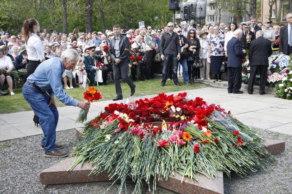 Uostamiestyje paminėta Antrojo pasaulinio karo pabaiga