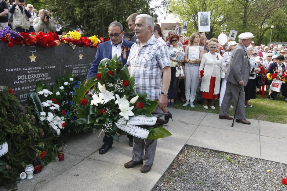 Uostamiestyje paminėta Antrojo pasaulinio karo pabaiga