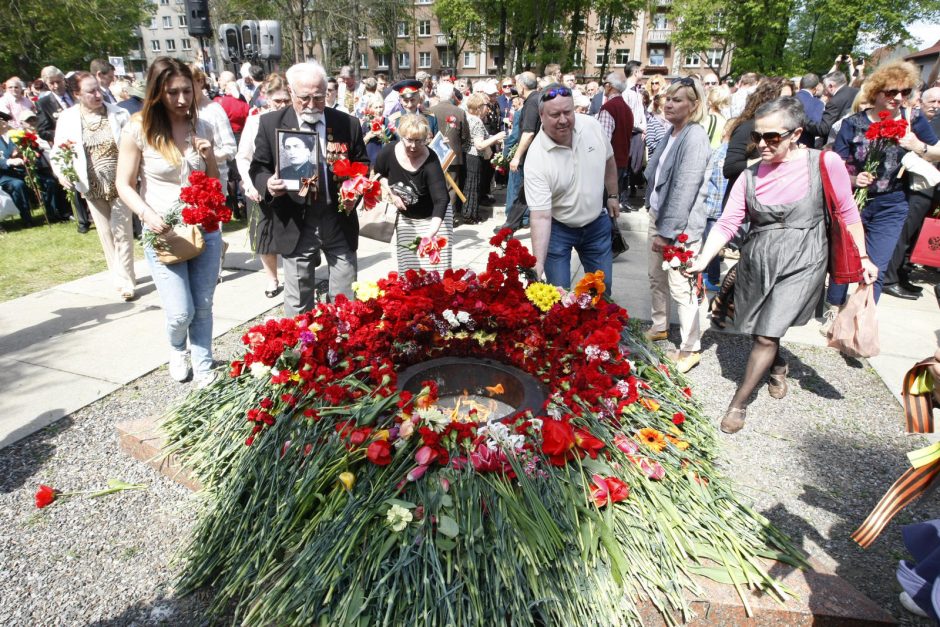 Uostamiestyje paminėta Antrojo pasaulinio karo pabaiga