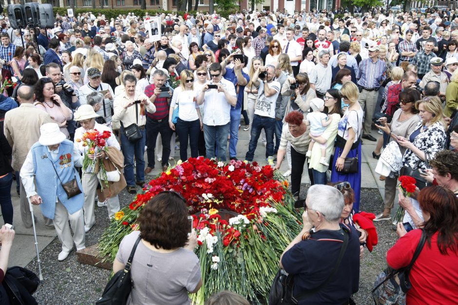 Uostamiestyje paminėta Antrojo pasaulinio karo pabaiga