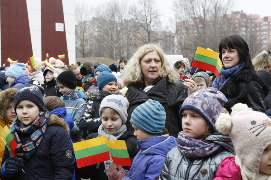 Mažieji patriotai jau atšventė Nepriklausomybės dieną