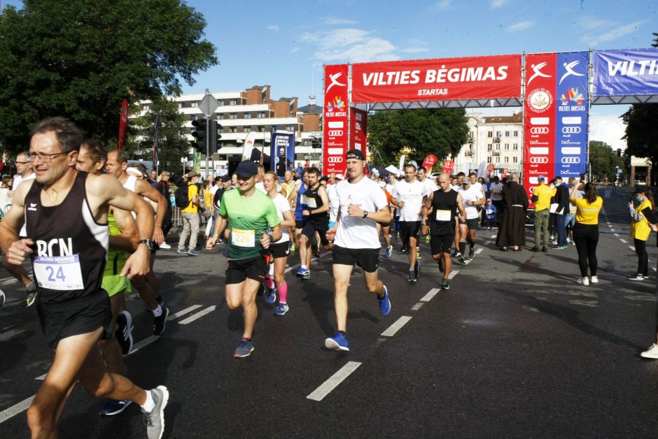 „Vilties bėgimas“ sutraukė šimtus entuziastų