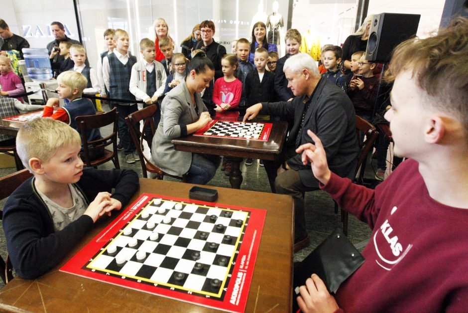 Šaškių turnyre – dalyvių rekordas