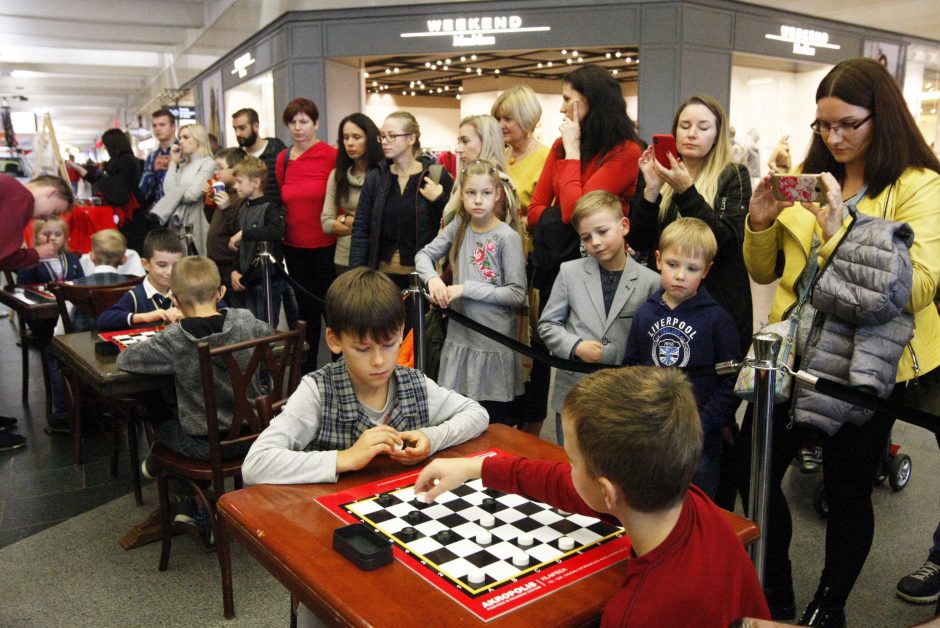 Šaškių turnyre – dalyvių rekordas