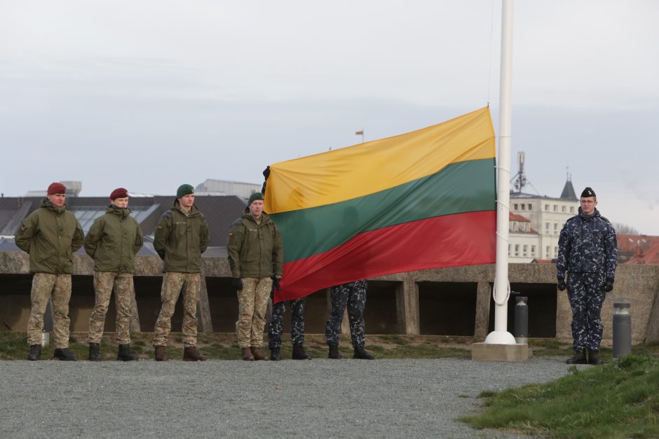 Uostamiestyje paminėta Lietuvos kariuomenės atkūrimo diena