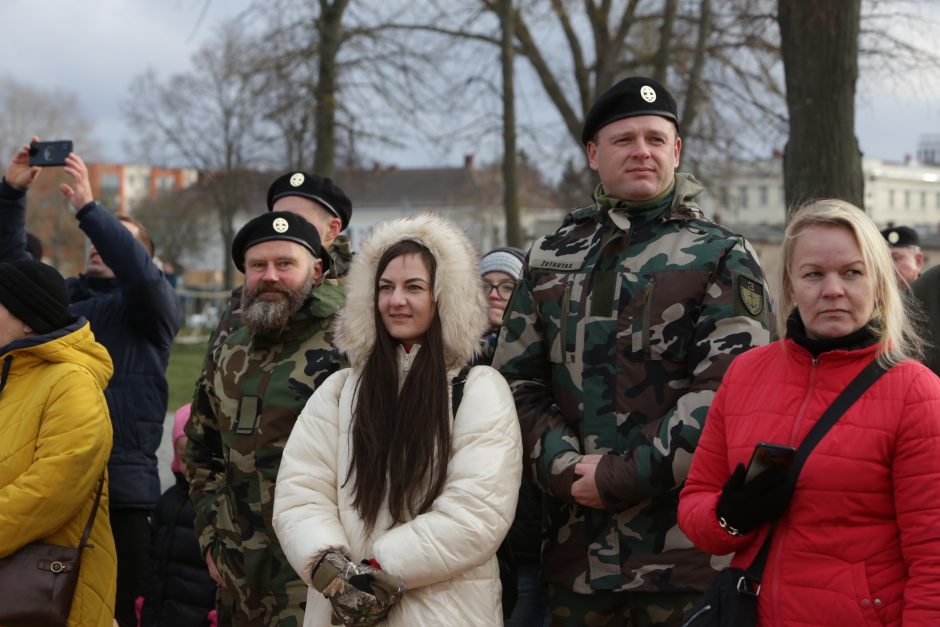 Uostamiestyje paminėta Lietuvos kariuomenės atkūrimo diena