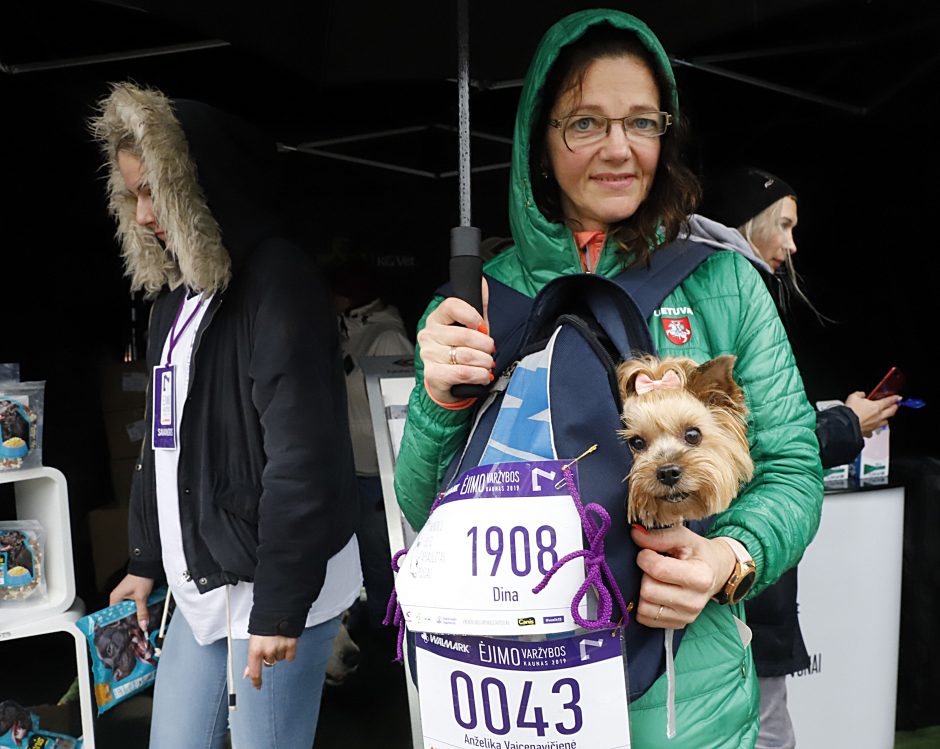 Tūkstančiai kauniečių nepabūgo prasto oro ir ryžosi dalyvauti ėjimo varžybose