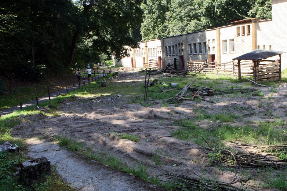 Zoologijos sodas prieš rekonstrukciją.