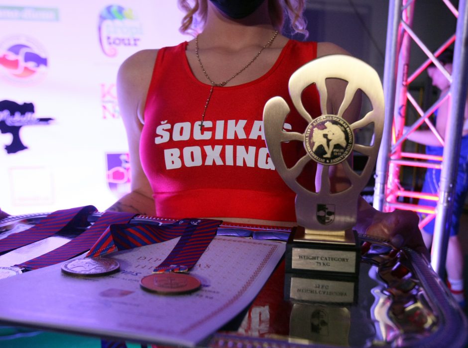 A. Šociko bokso turnyre – rekordinis čempiono titulas ir pasaulio čempionės triumfas