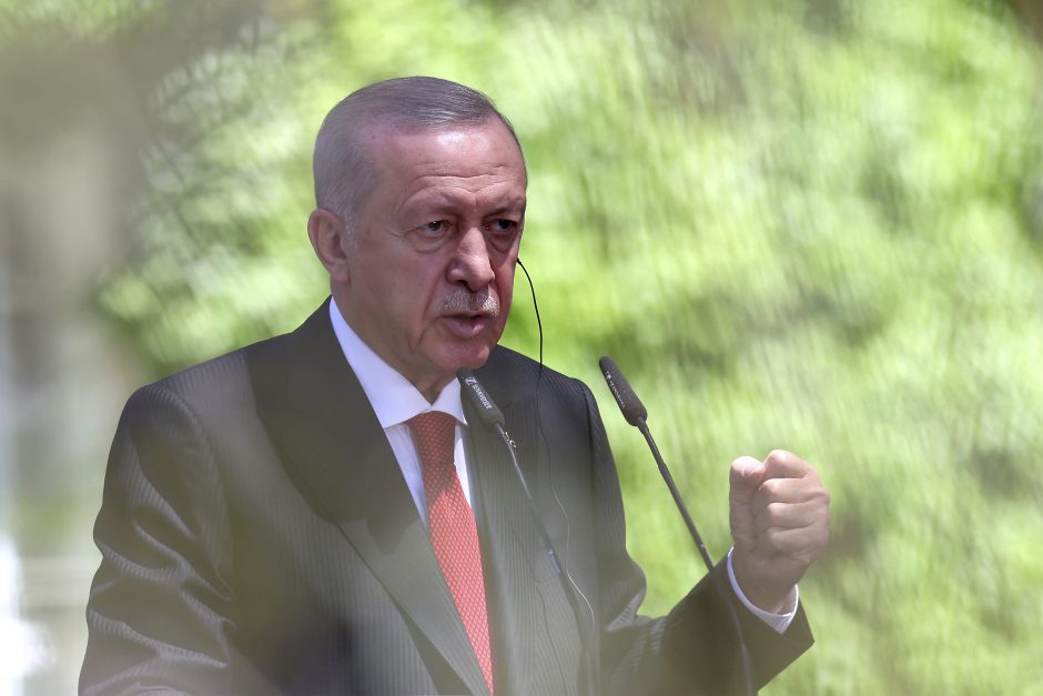 R. Erdoganas apkaltino Vakarus palaikant Izraelio planus plėsti karą į Libaną