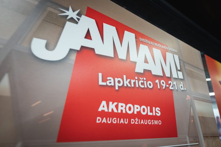 Didžiųjų nuolaidų dienos „Jamam“ Kaune: apgulties ir ilgų eilių nėra