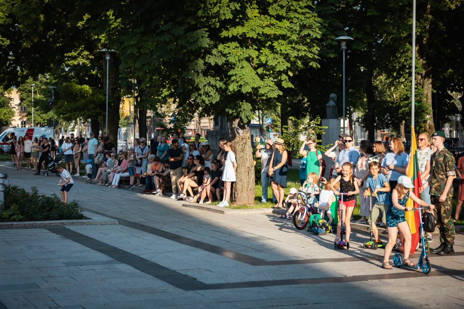 Kauno centre – iškilminga šaulių eisena ir naujų narių priesaika