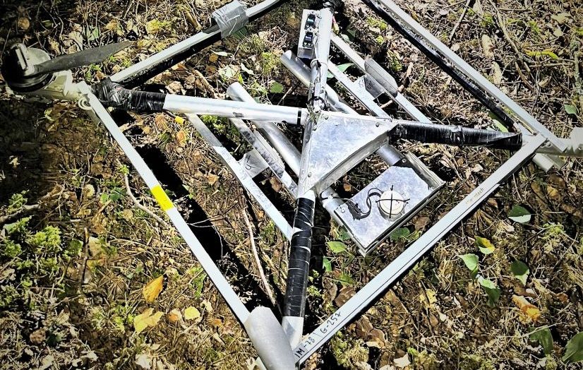 Pasieniečiai nutupdė 500 pakelių cigarečių iš Baltarusijos gabenusį savadarbį droną