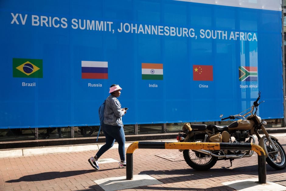 Pietų Afrikoje prasideda BRICS viršūnių susitikimas
