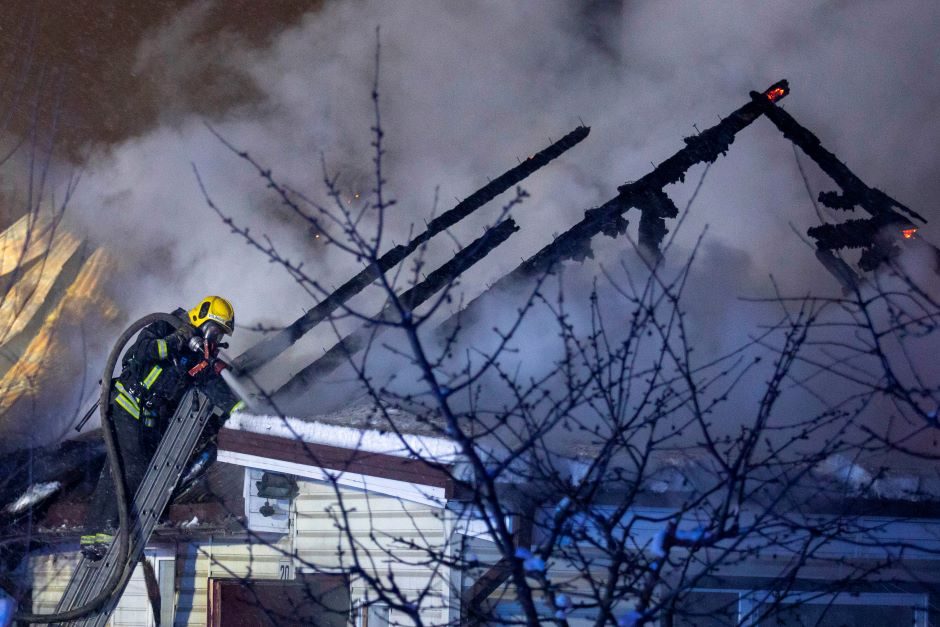 Vilniaus rajone užsiliepsnojus namui, gaisre žuvo vyras