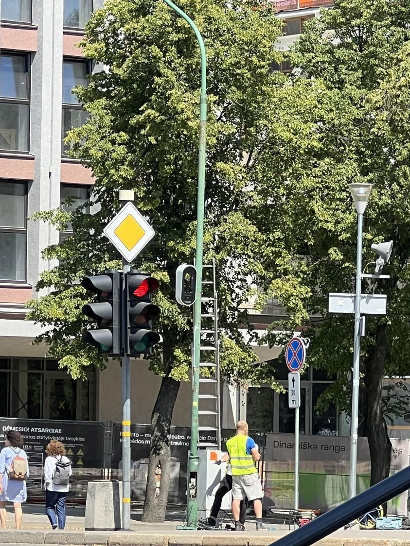 Ką matuoklis fiksuos Herkaus Manto, Danės ir Tiltų gatvių sankryžoje?