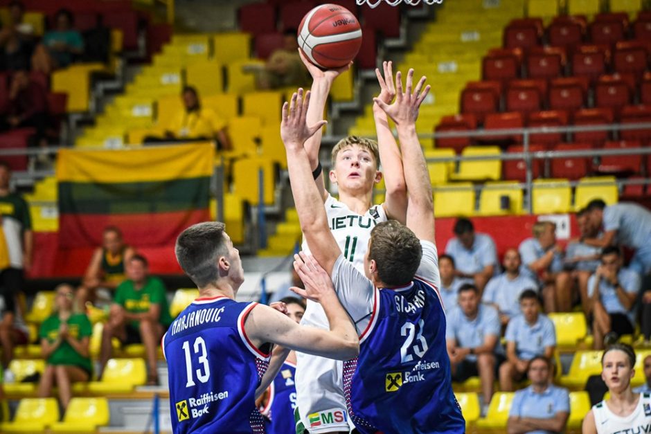 Europos jaunučių krepšinio čempionato pusfinalyje – pernykščių finalininkų akistata