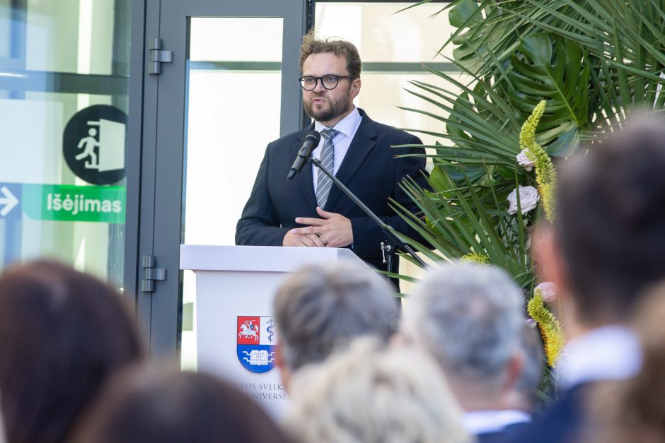 Žmogaus biologinių išteklių centro atidarymas LSMU Kauno klinikose