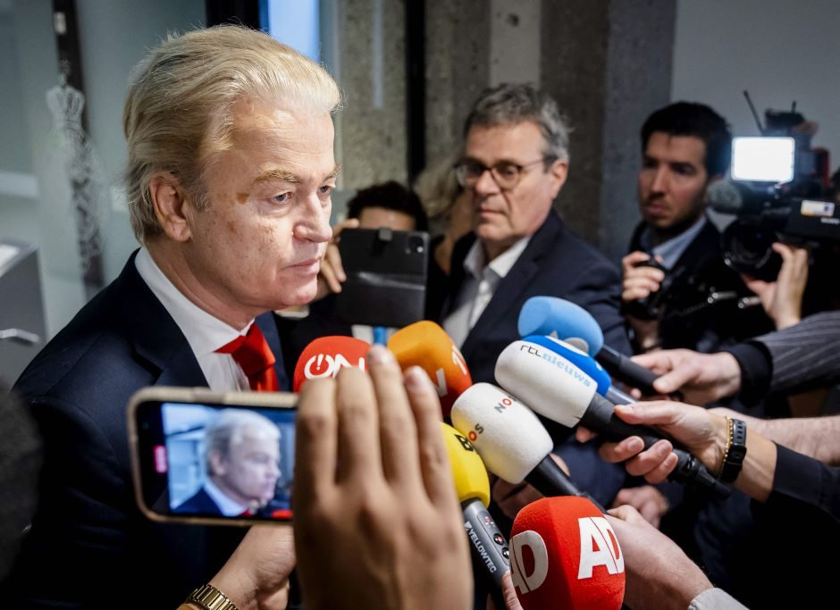 Nyderlanduose naujoji vyriausybė greičiausiai bus suformuota be G. Wilderso kaip premjero
