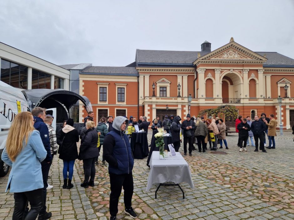 Klaipėdoje – protesto akcija: mes tik norime išlikti ir toliau maitinti žmones