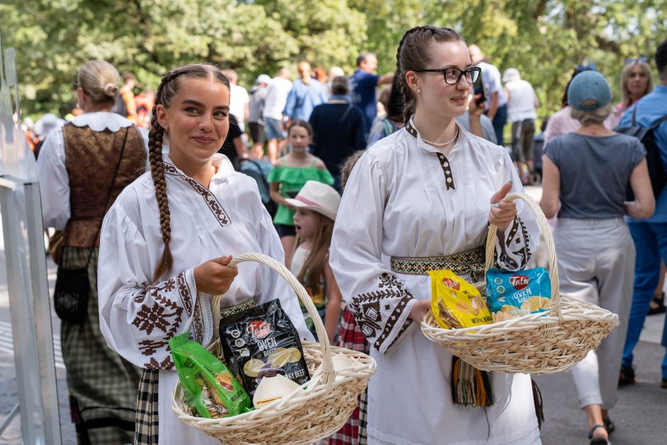 Šimtmečio šventė: minios žmonių traukia į Dainų slėnį