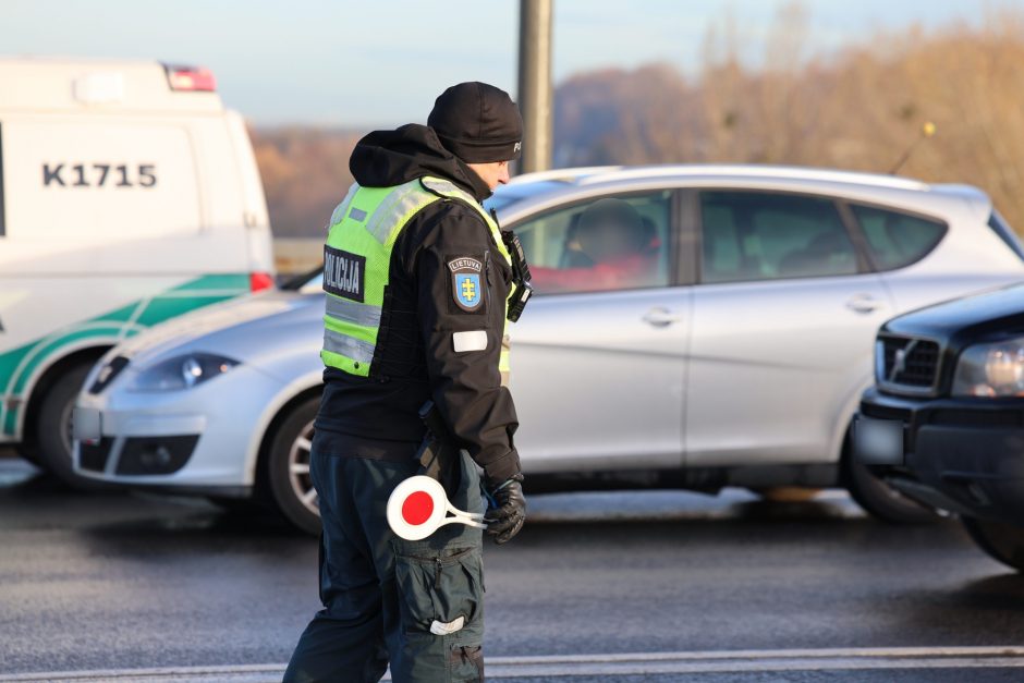 Kaune – automobilių avarijos ir spūstys